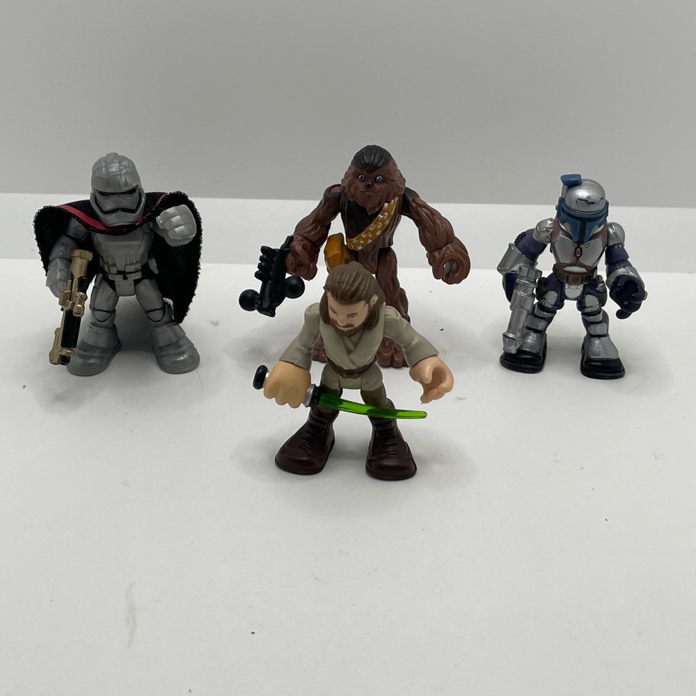 Lot Of 4 Hasbro Playskool Star Wars Galactic Heroes Figures
